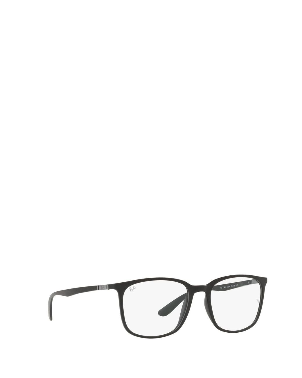 Ray-Ban White Square Frame Glasses for men