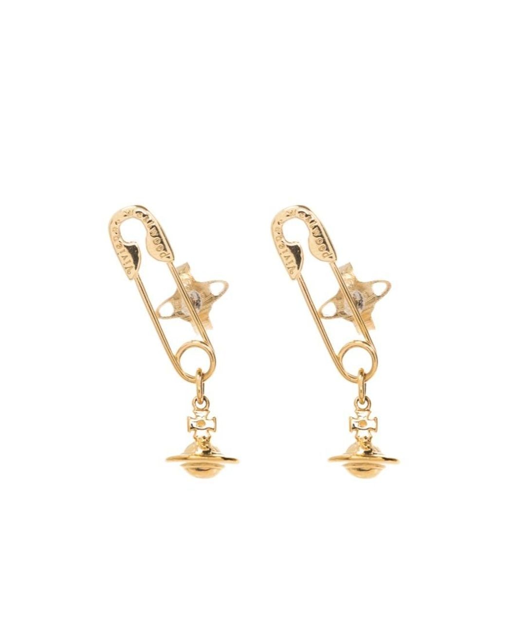 Vivienne Westwood Metallic Orb Charm Earrings