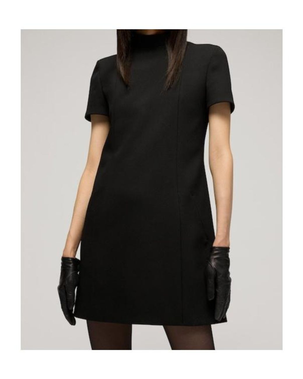 Gucci Black Fine Silk Faille Dress
