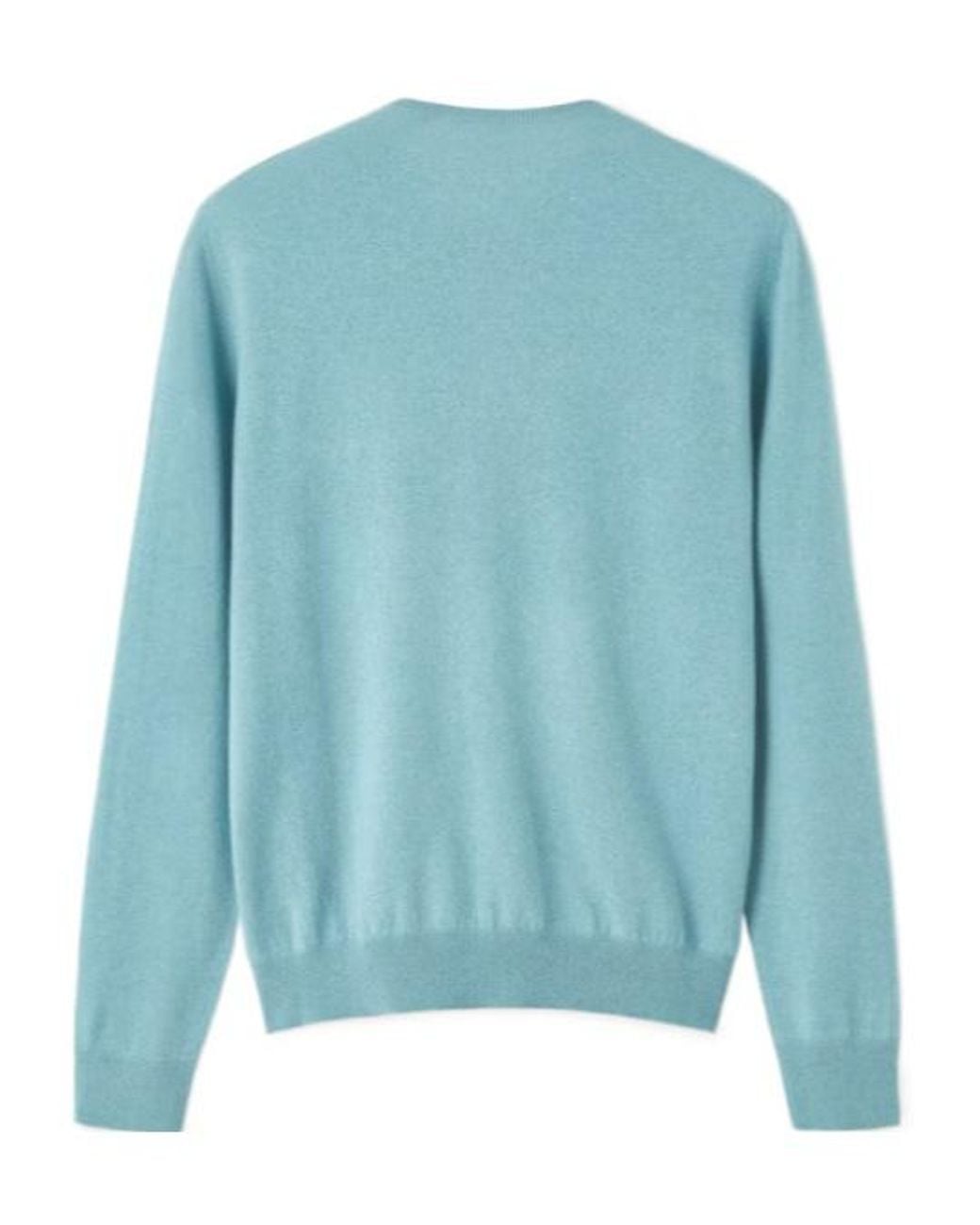 Loro Piana Blue Sergio Crewneck Jumper for men