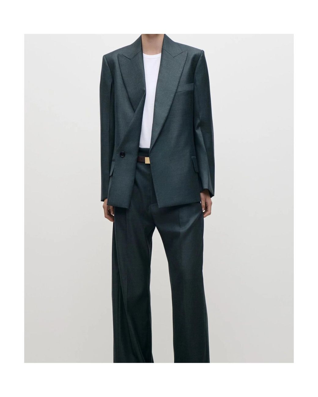 Victoria Beckham Black Layered Tailored Blazer