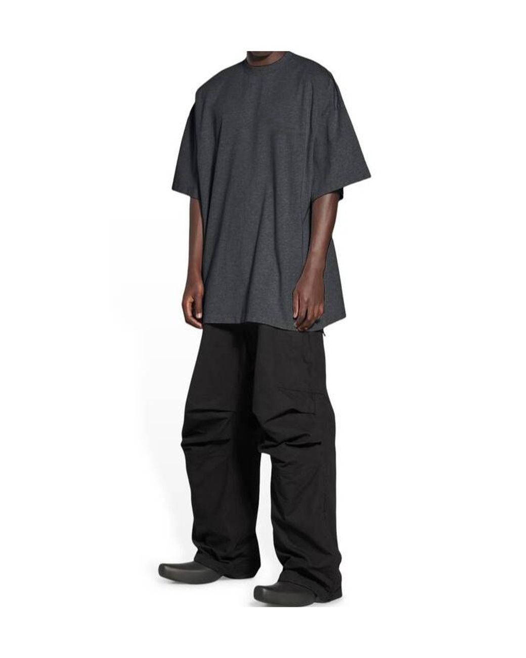 Balenciaga Blue T-Shirt Strike 1917 Oversize Da Donna for men