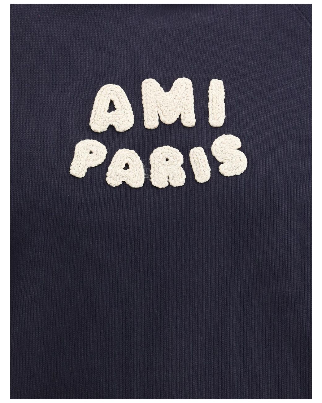 AMI Blue Hoodies for men