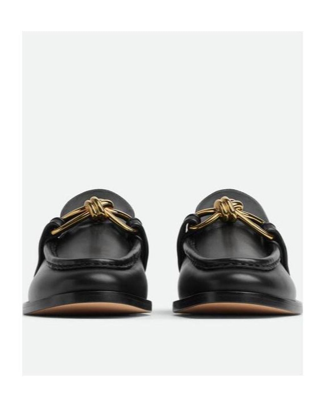 Bottega Veneta Black Astaire Slip-On Loafers