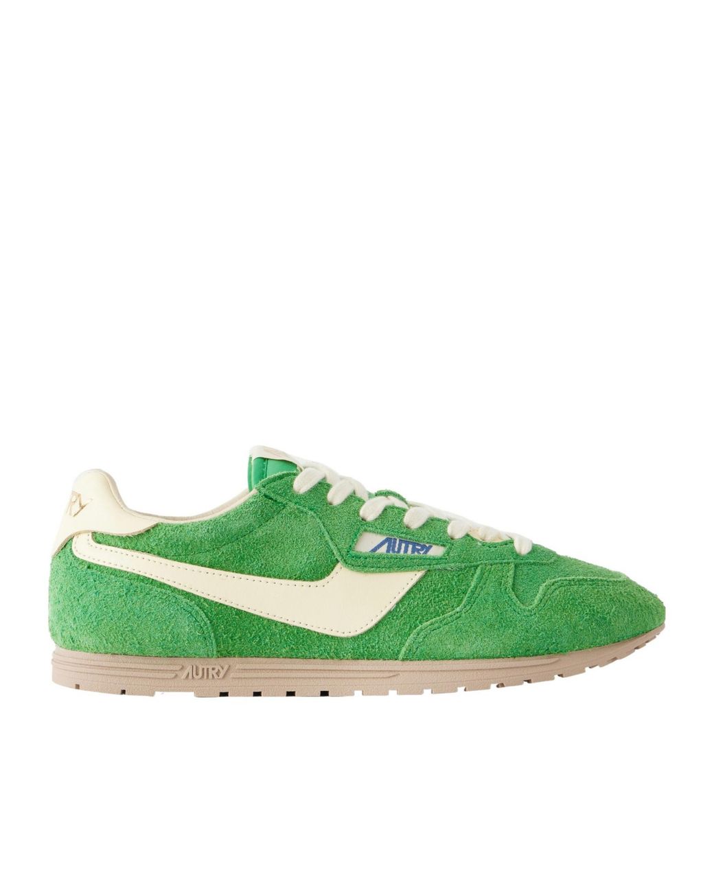 Autry Green Windspin Suede Sneakers