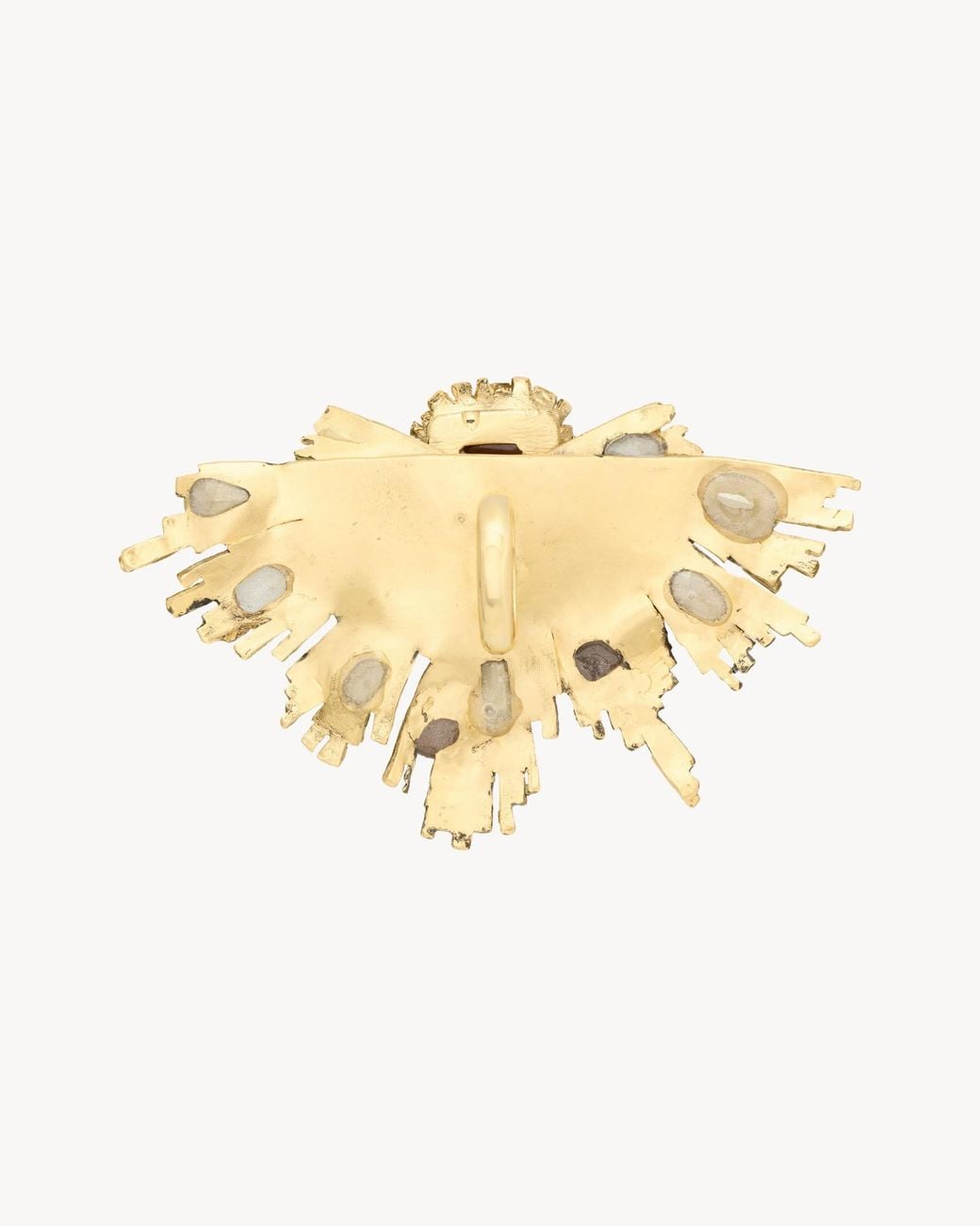 Saint Laurent Metallic Sunrise Ring