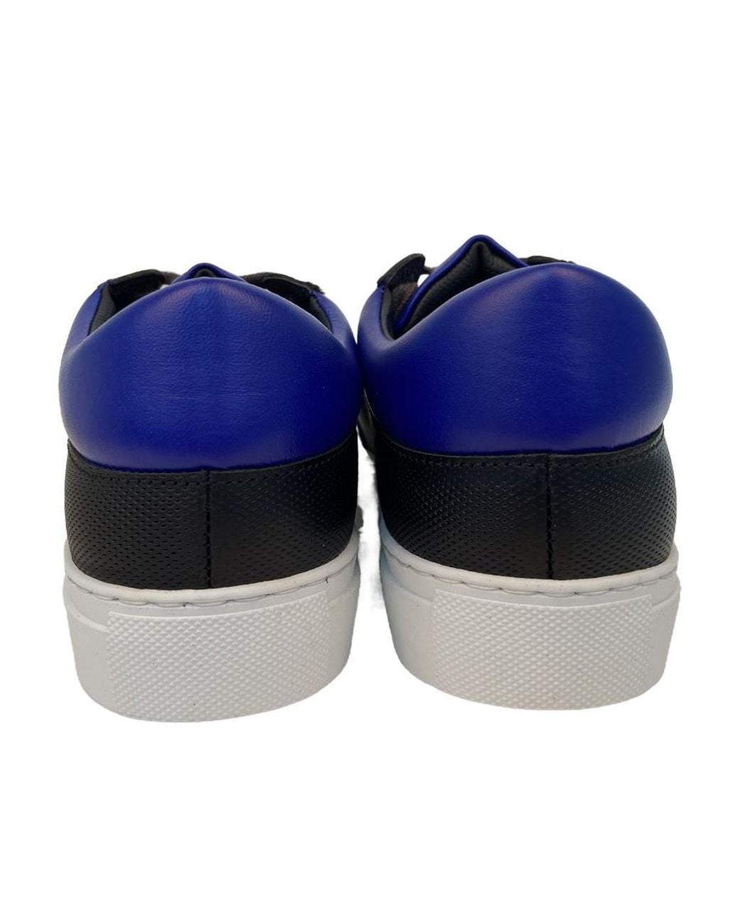 Emporio Armani Blue Lace-Up Casual Sneakers for men
