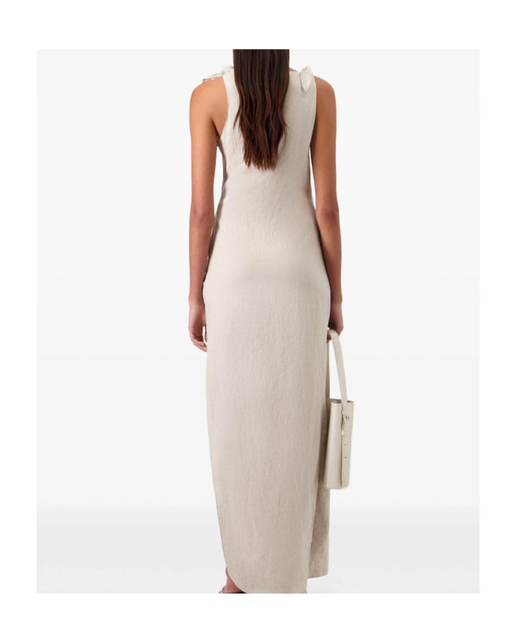 Coperni White Flower Gown