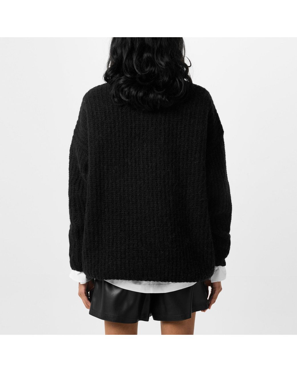 Boss Black Loose Crew Neck Sweater