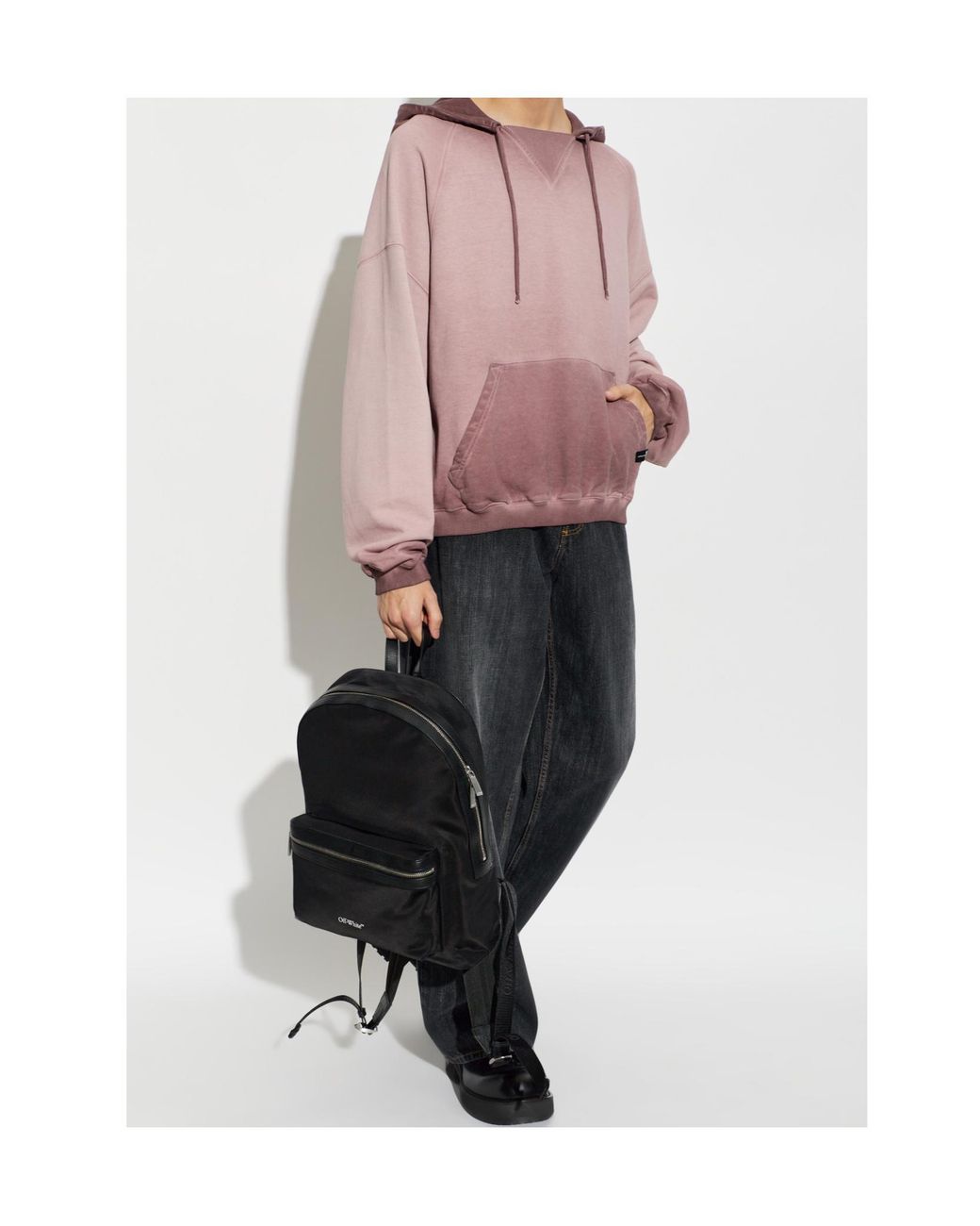 Palm Angels Pink Long-Sleeve Sweatshirt for men