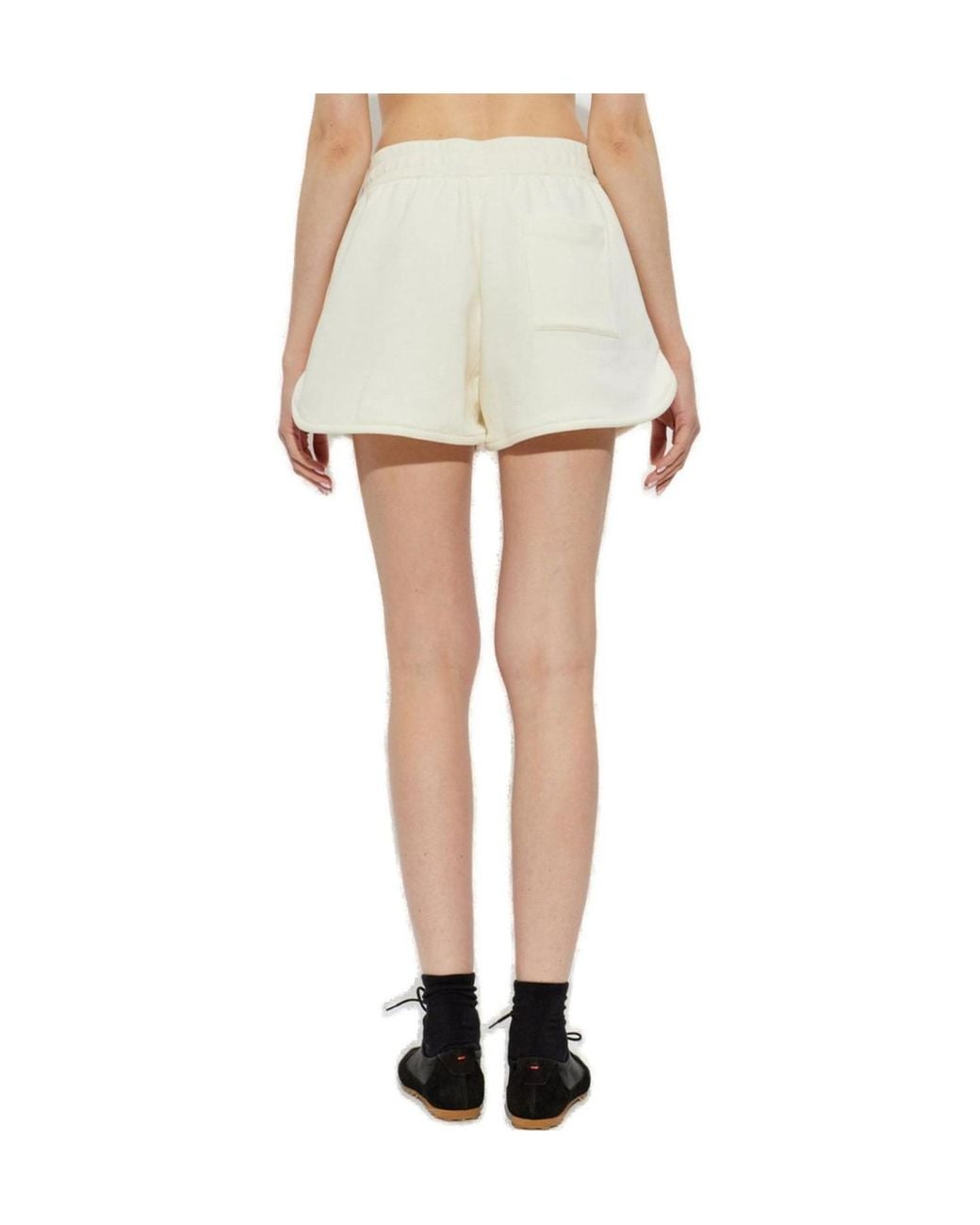 Jil Sander White Drawstring Bermuda Shorts