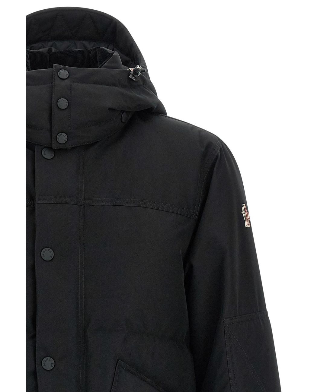 Moncler Black Grenoble Elfin Down Jacket for men