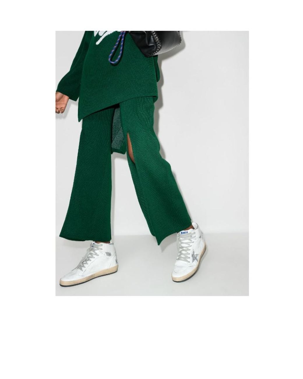 Golden Goose Deluxe Brand White Sky Star High-Top Sneakers