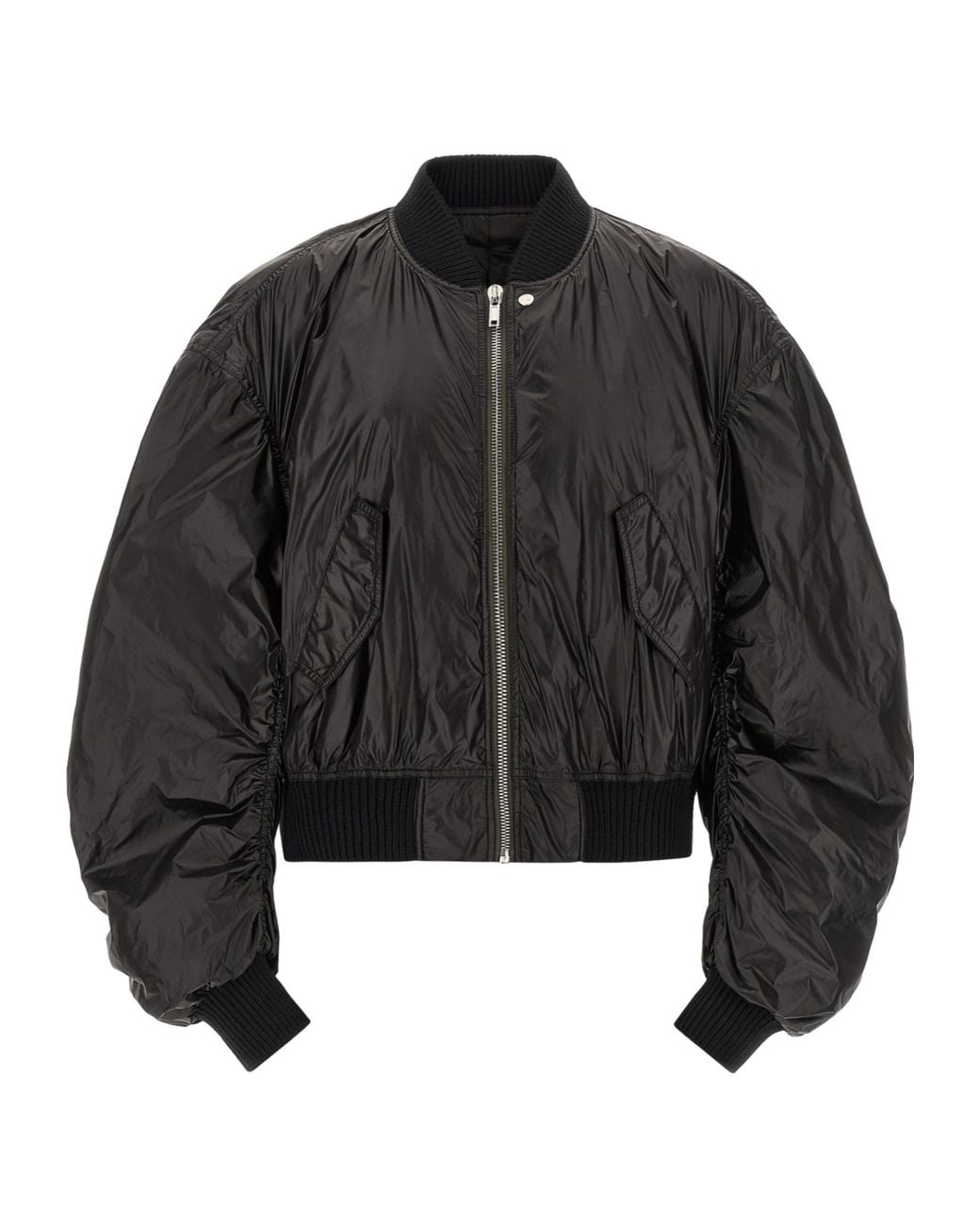 Rick Owens Black 'Secchia Flight' Bomber Jacket for men