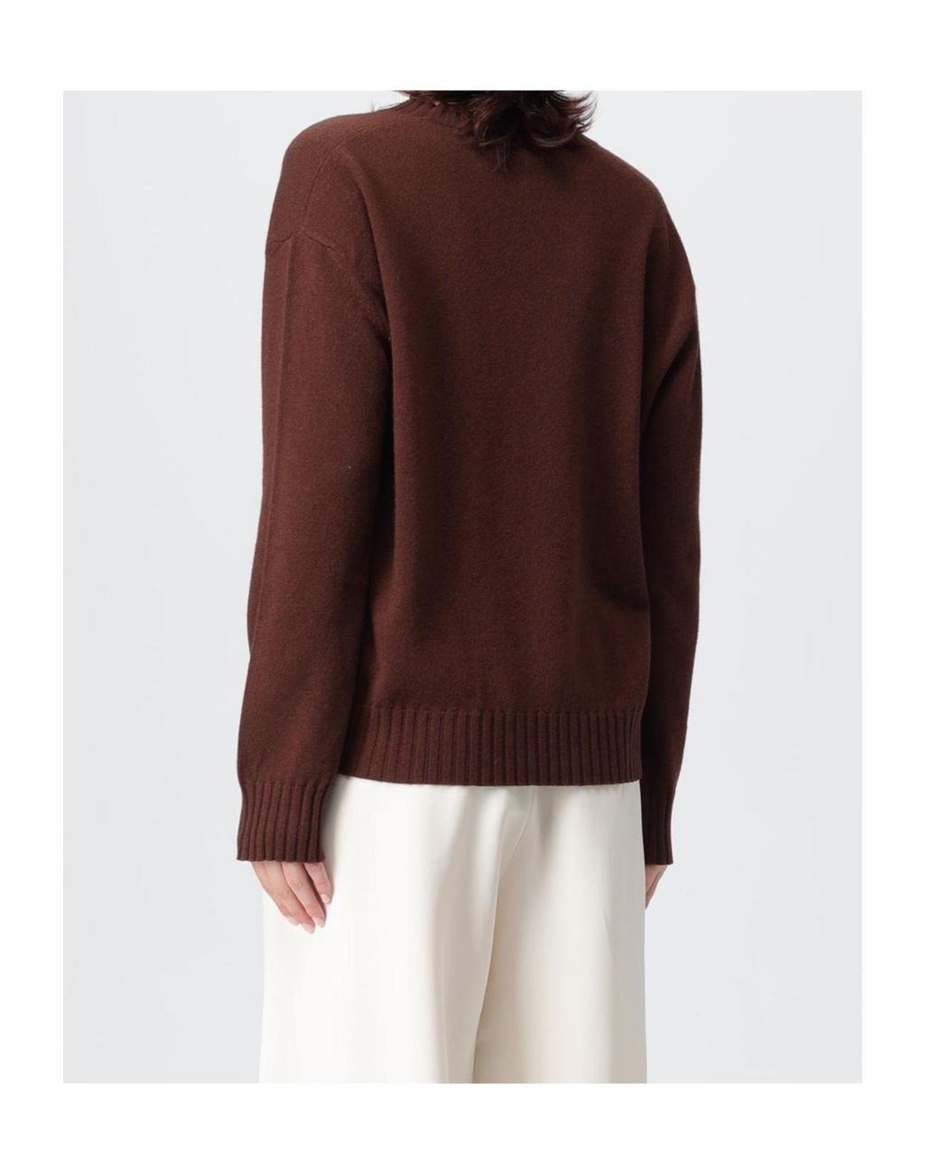 Fabiana Filippi Brown Long-Sleeved Sweater