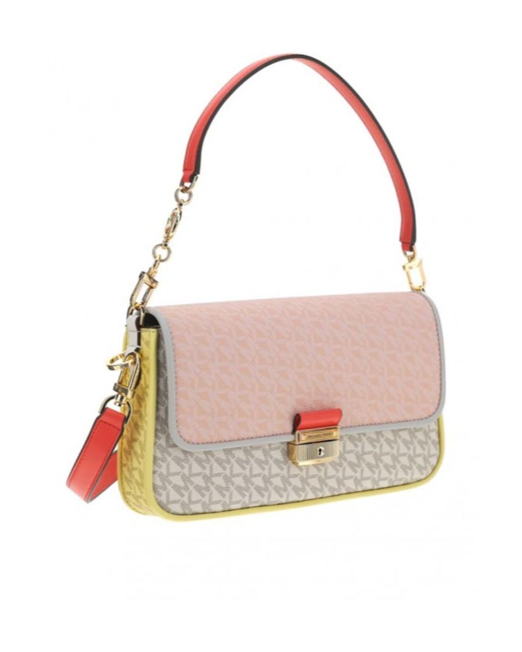 Michael Kors Pink Small Color Logo Shoulder Bag