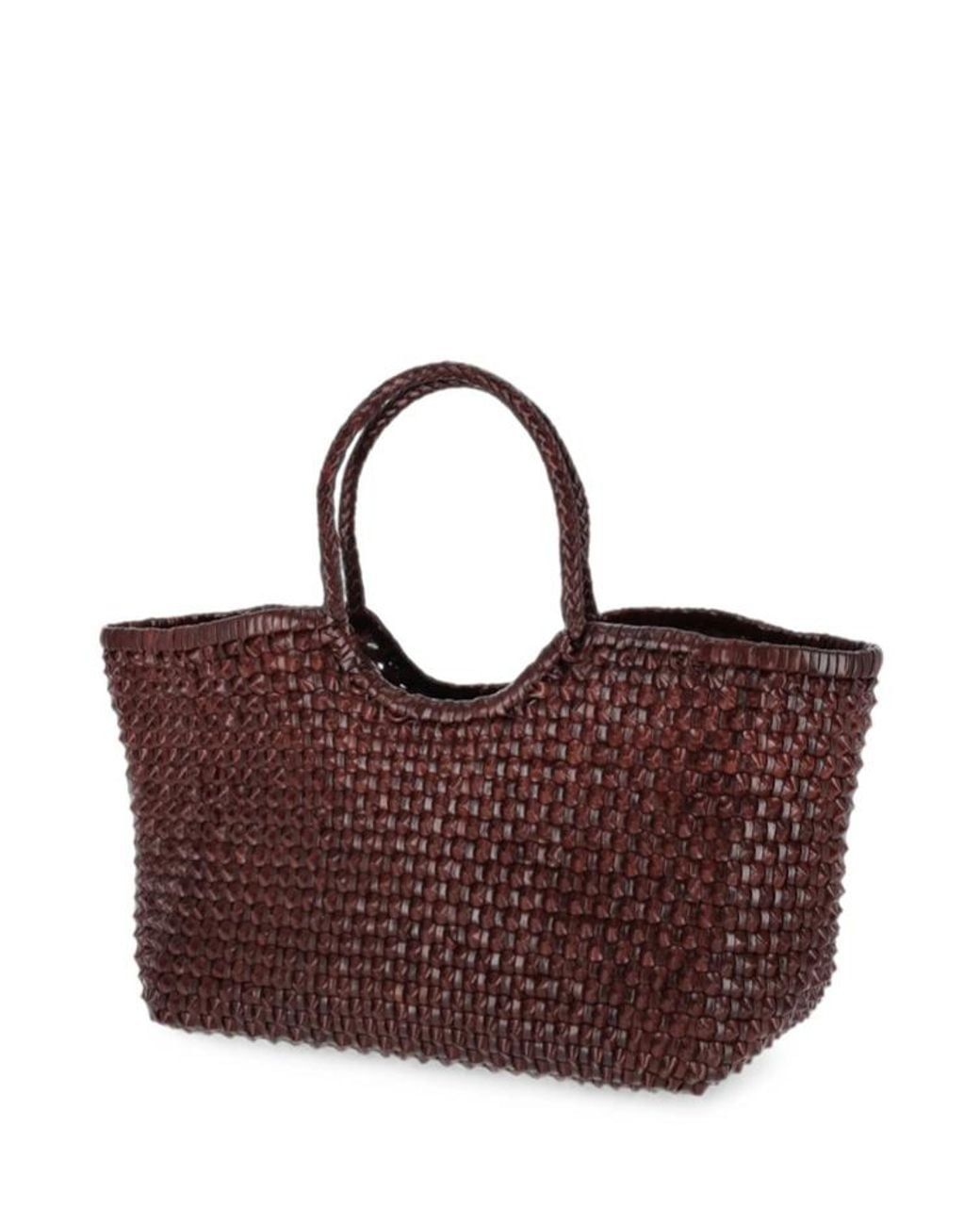 Dragon Diffusion Red Double-Handle Handbag