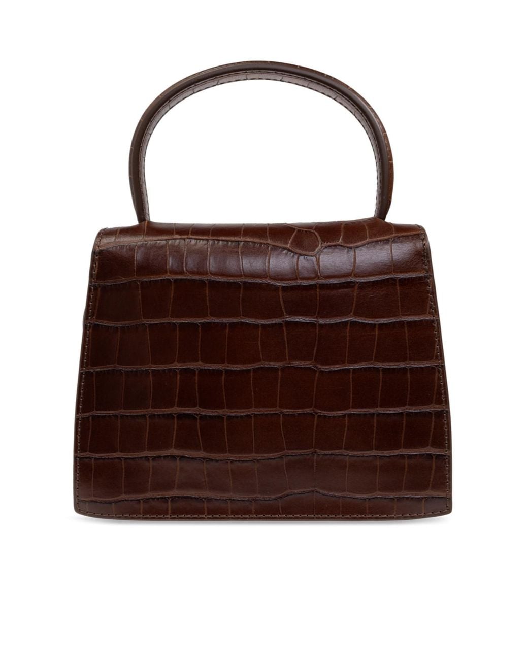 By Malene Birger Brown Ramil Logo Patch Shoulder Bag