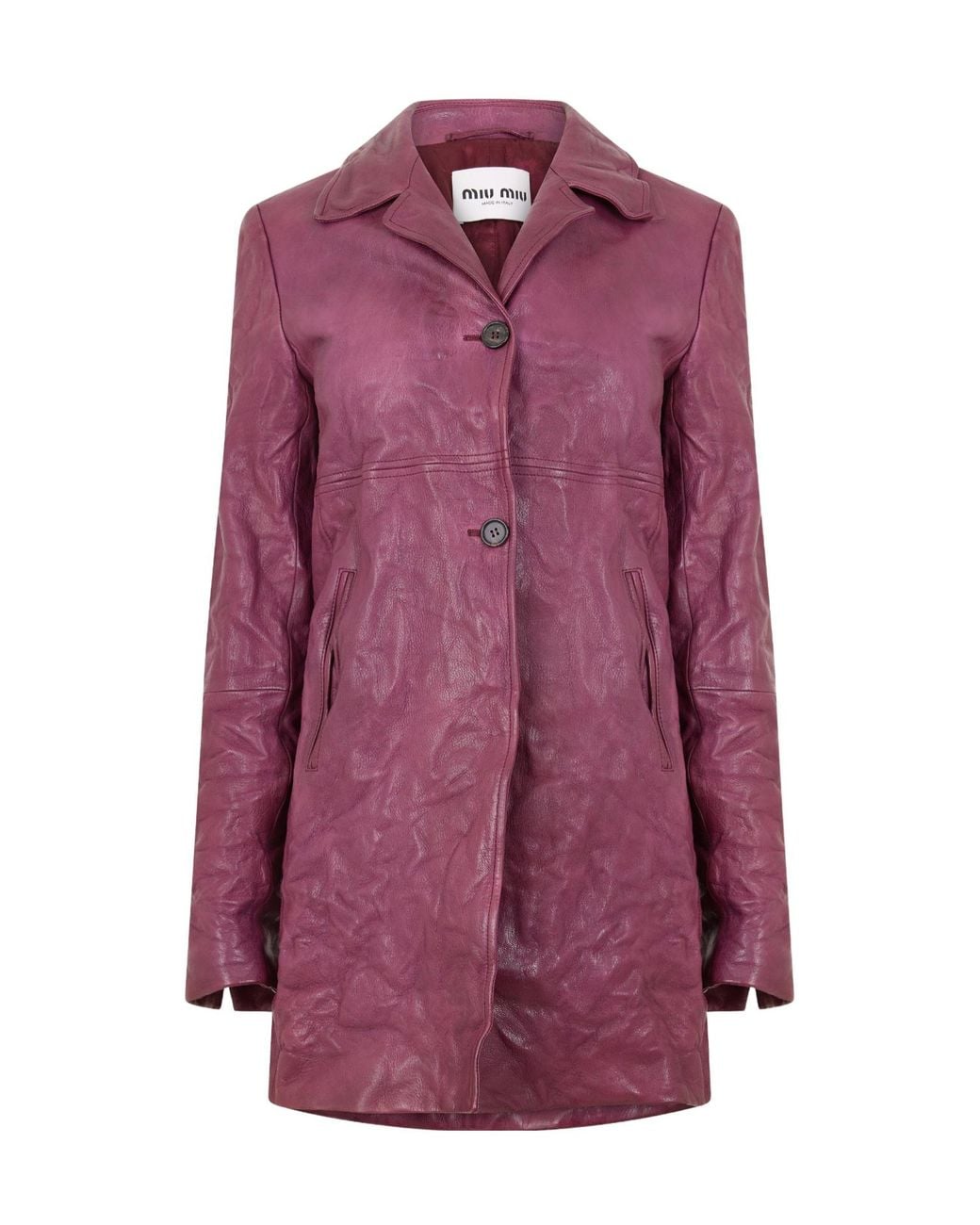 Miu Miu Purple Simple And Simple Shirt
