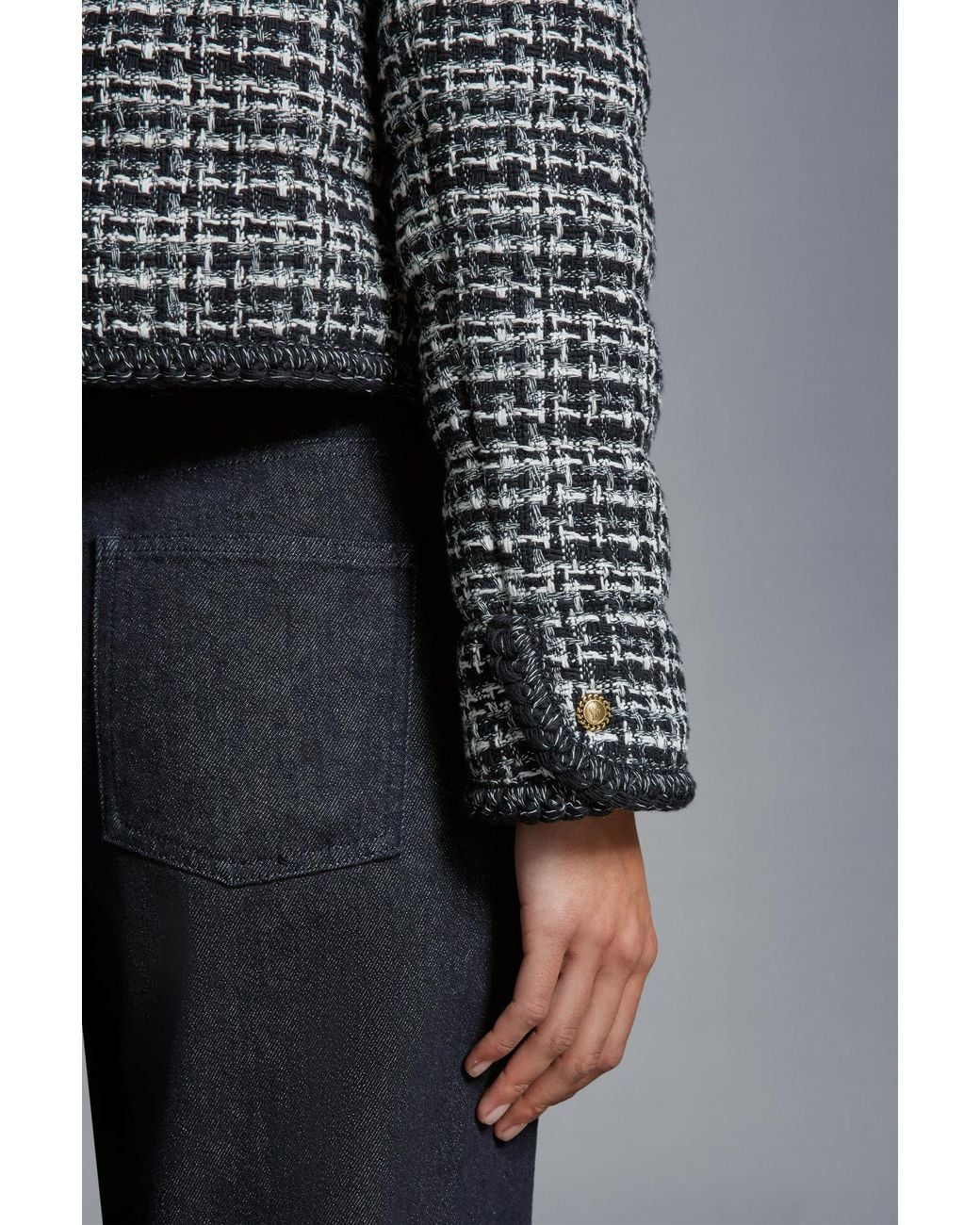 Moncler Black Eliadi Short Down Jacket