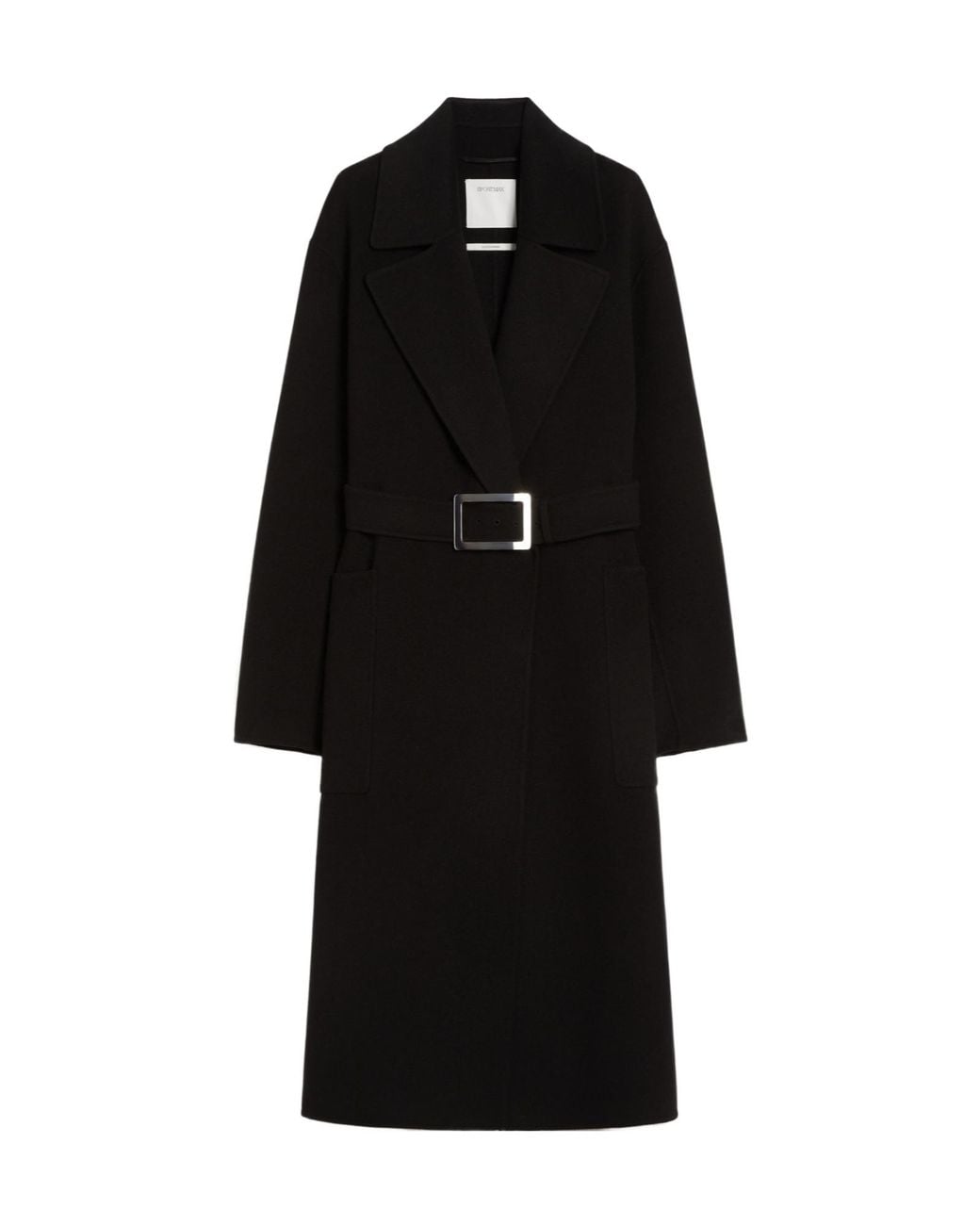 Sportmax Black Cose Belted Coat