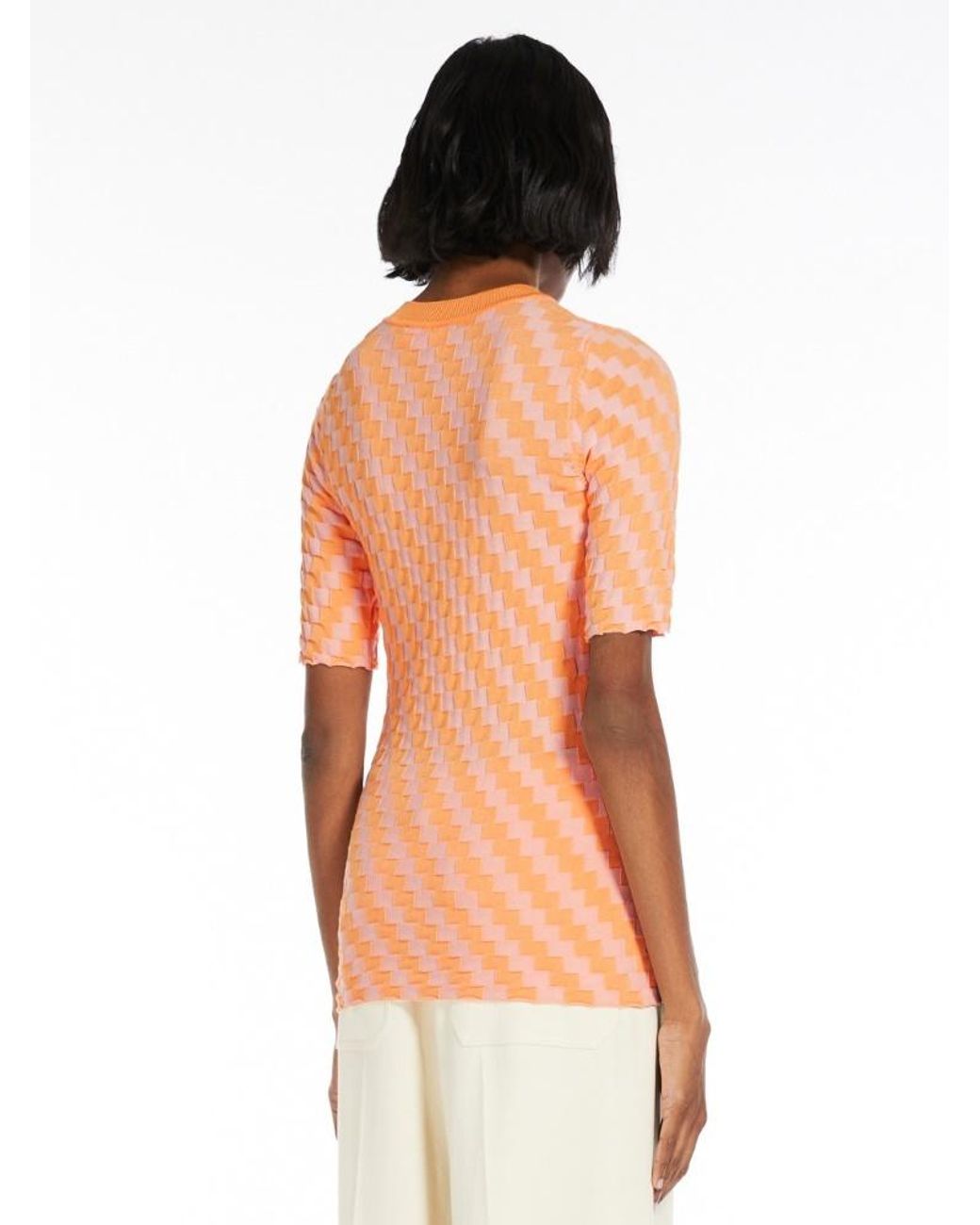 Sportmax Natural 3D Cotton Sweater