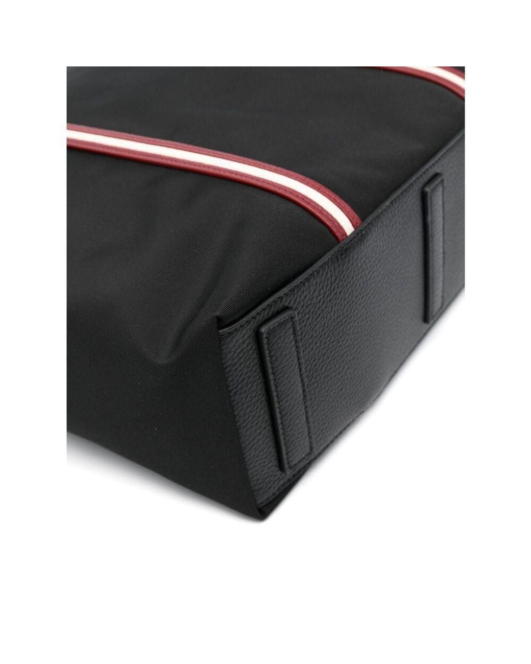 Bally Black Stripe-Detailed Tote Bag for men