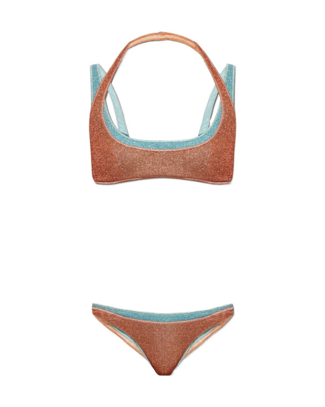 Oseree White Oséree Glitter Lurex Bikini Set