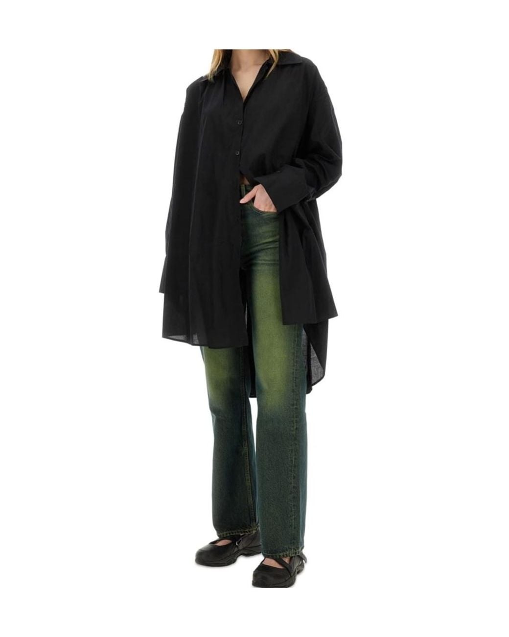 Our Legacy Green Jeans With Belt Loops