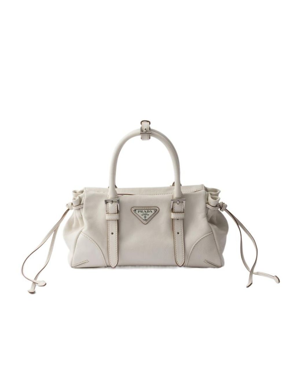 Prada Metallic Karin Small Leather Bag