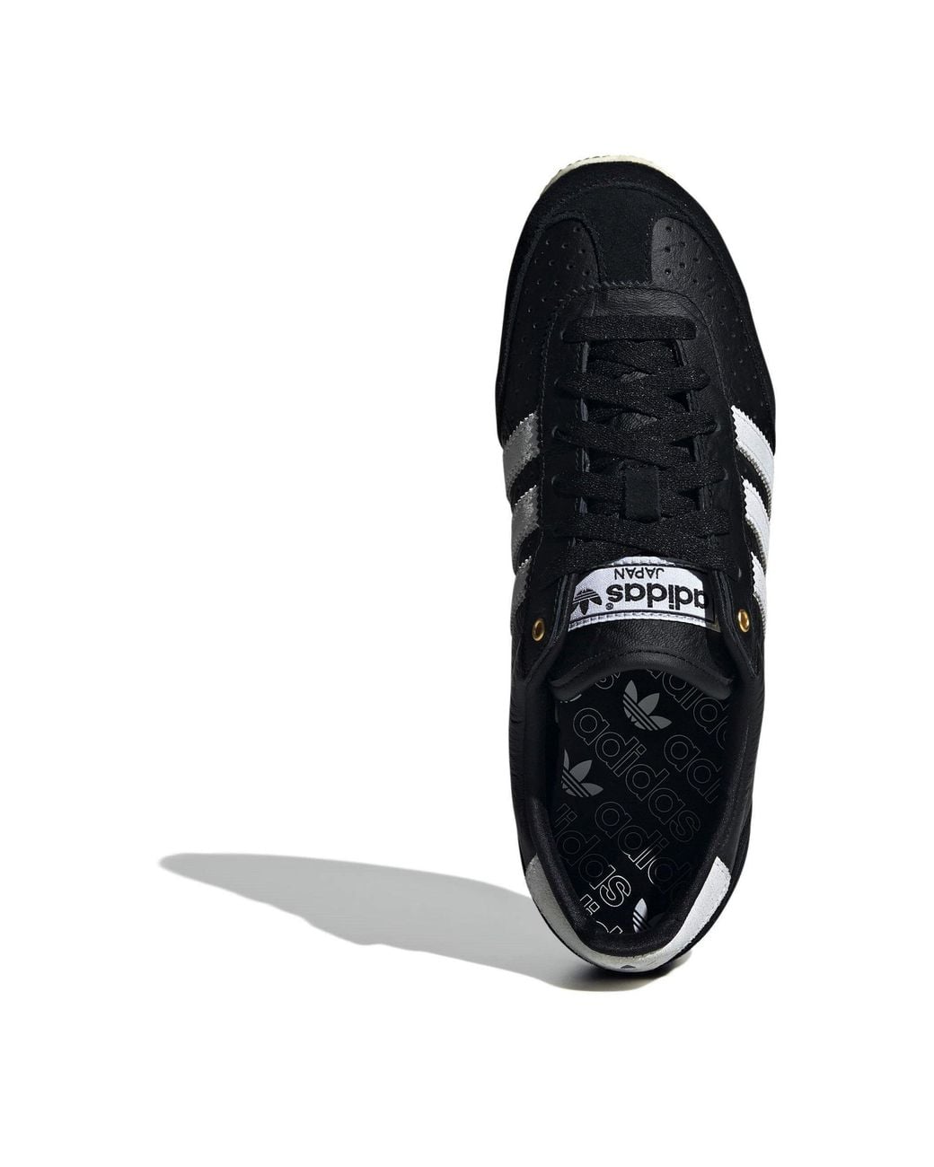 Adidas Originals Black Leather Sneakers