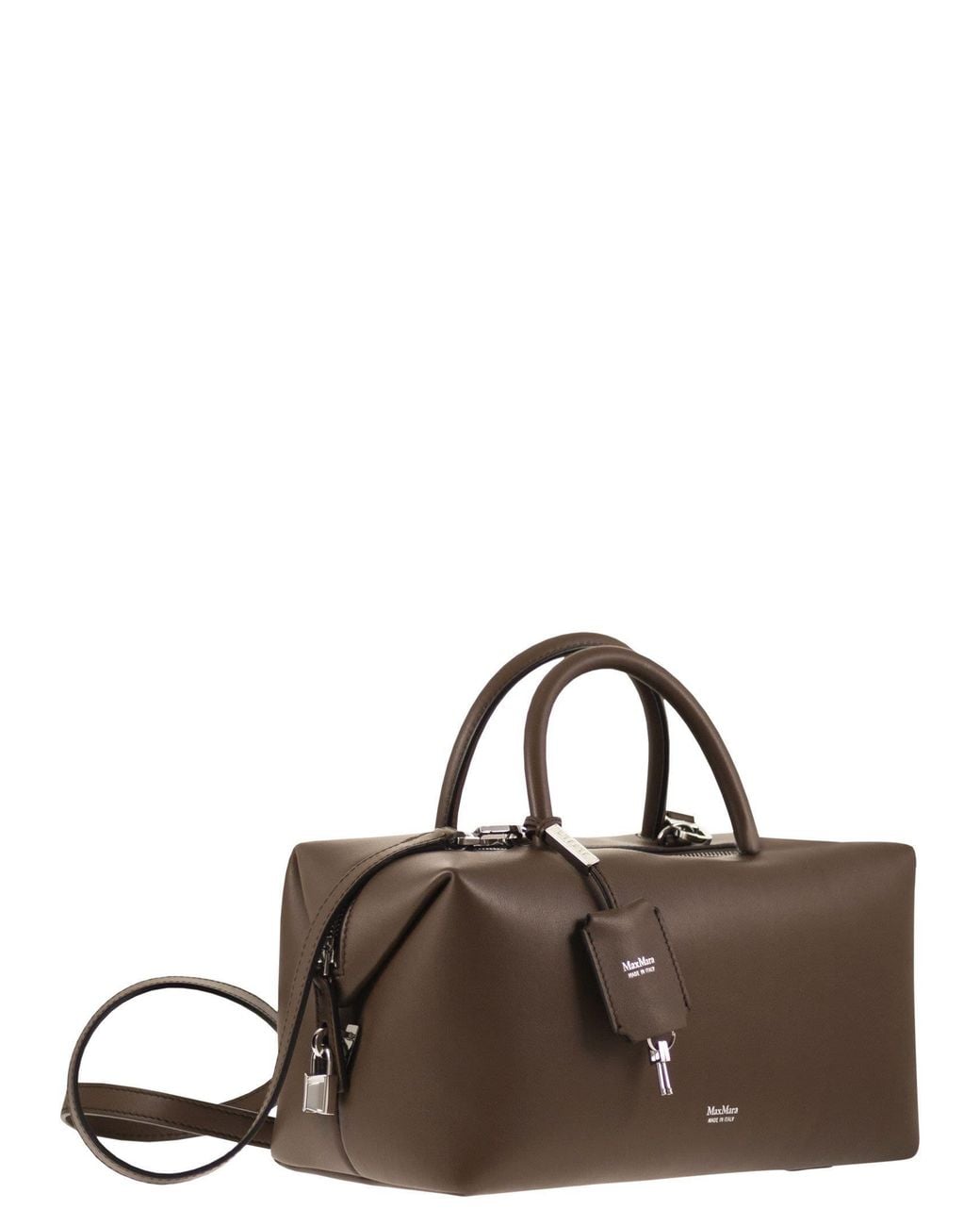 Max Mara Brown Holdallm Medium Satchel Bag