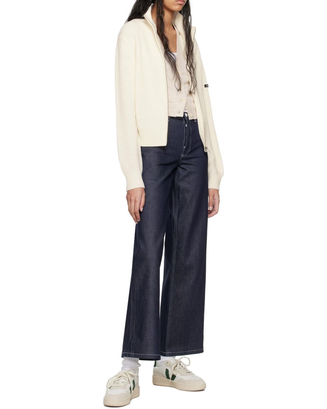 A.P.C. White Cardigan 'Jana'