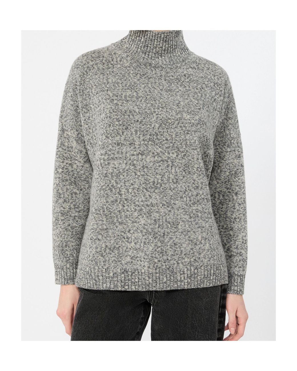 Weekend by Maxmara Gray Borgia Turtleneck Knitted Jumper