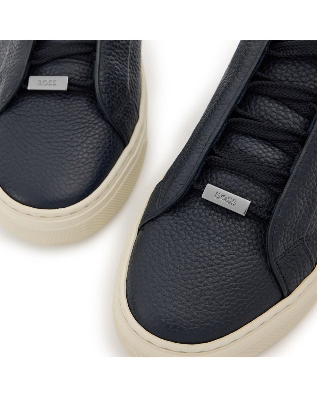Boss Blue Low-Top Trainers for men