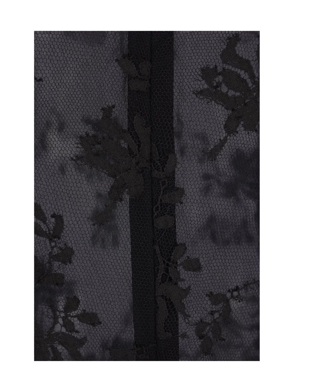 Alessandra Rich Black Long-Sleeved Dress