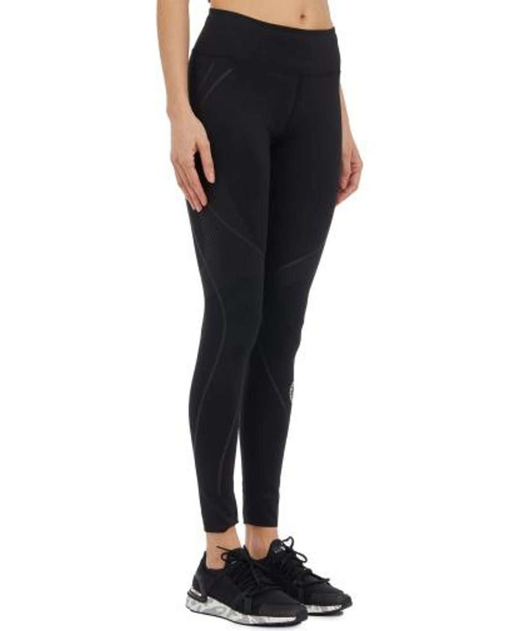 Adidas By Stella McCartney Black Truepace Long Running Leggings