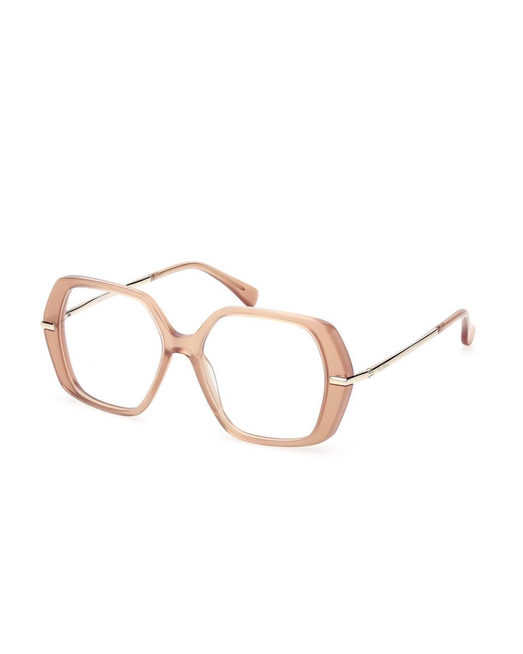 Max Mara Multicolor Geometric Frame Glasses