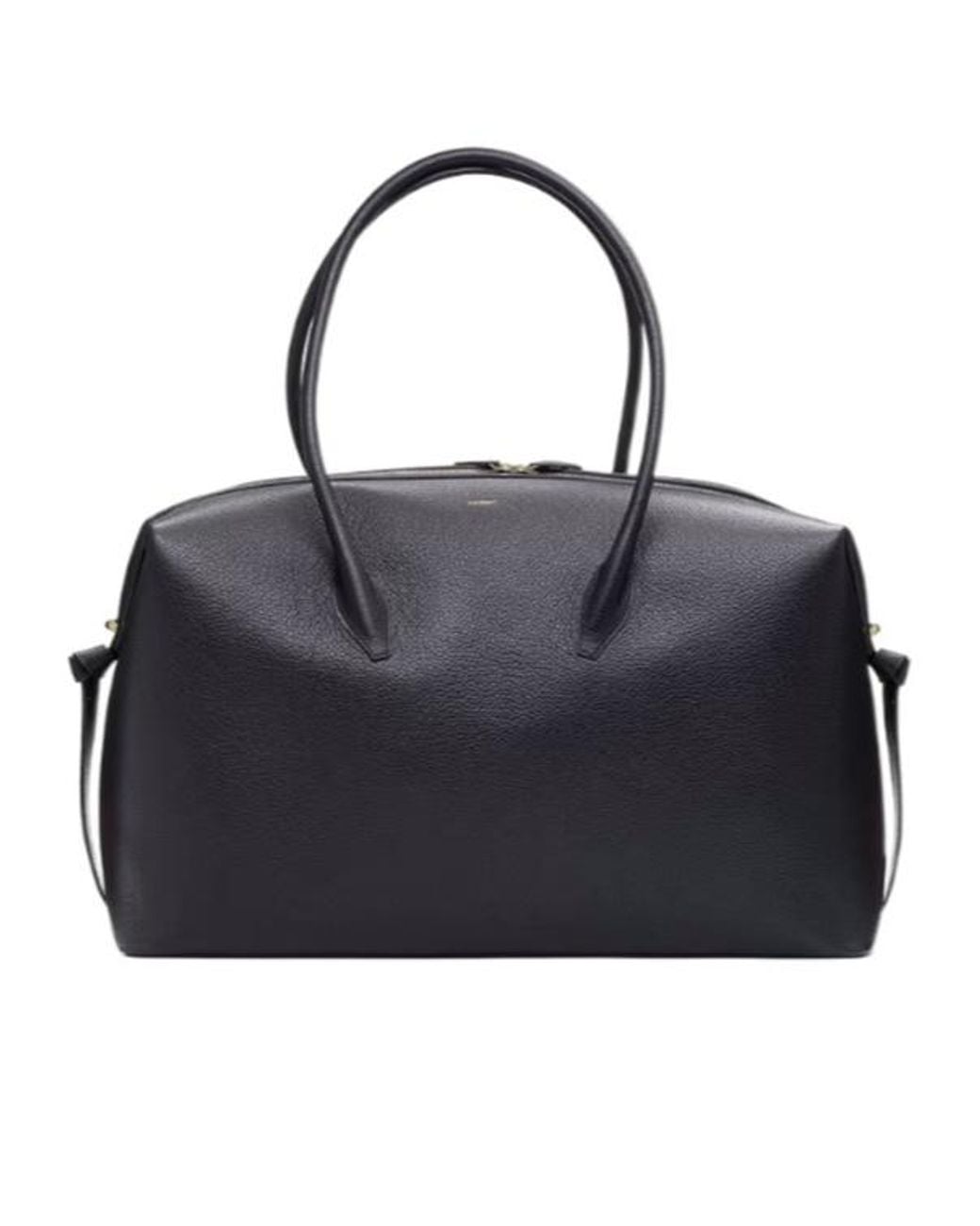 Yuzefi Black Brioche Weekender Shoulder Bag