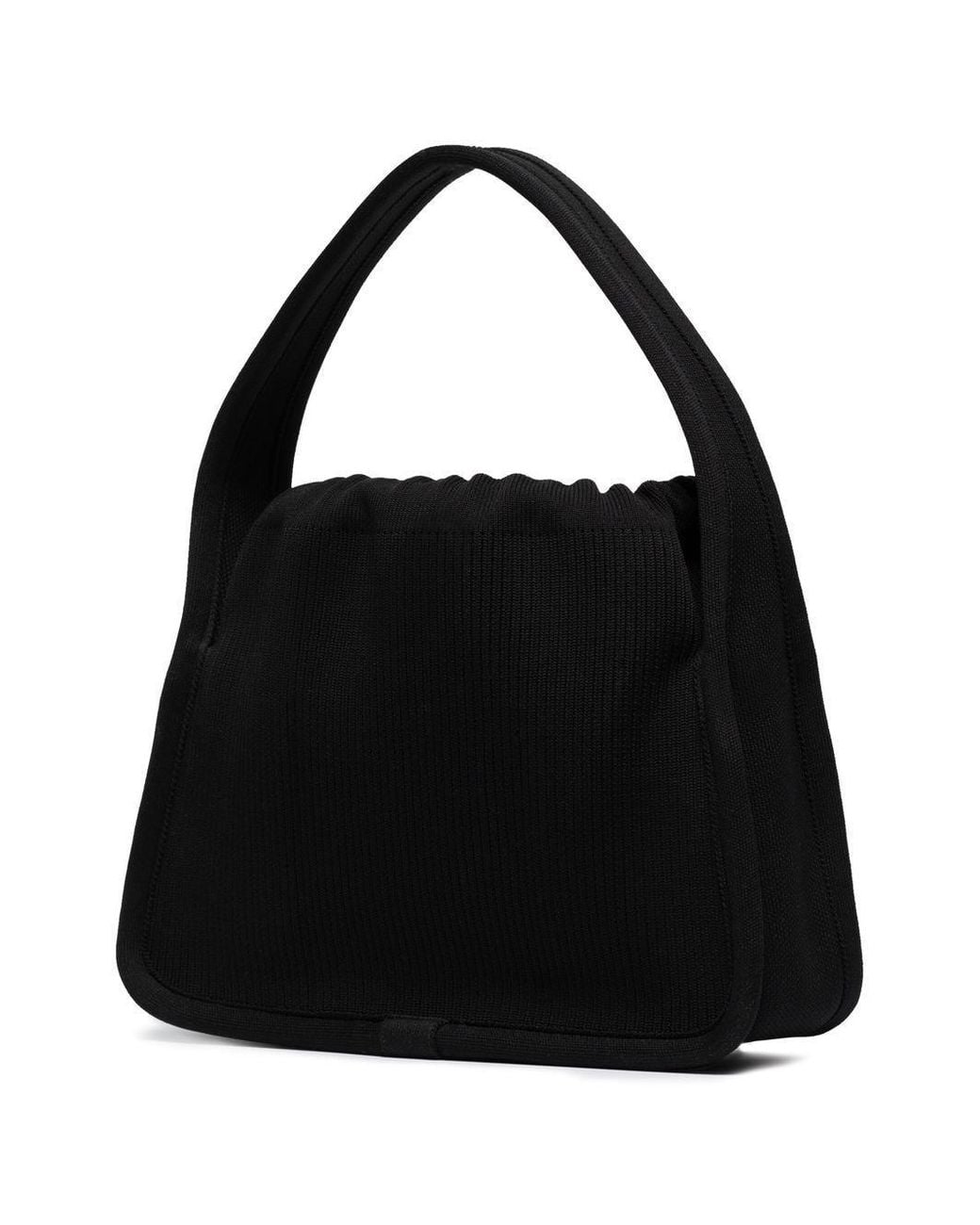 Alexander Wang Black Ryan Small Knitted Top Handle Bag