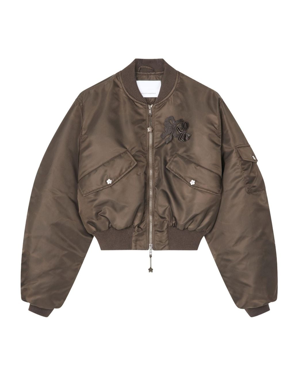 CECILIE BAHNSEN Brown Cbcallie Floral Detailed Jacket