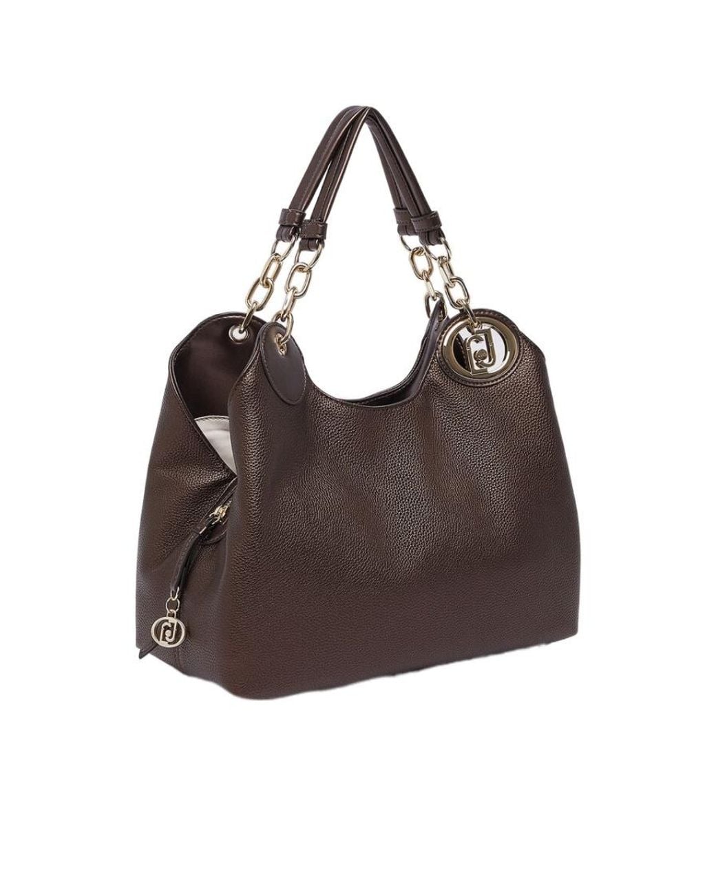 Liu Jo Brown Chain Handle Shoulder Bag