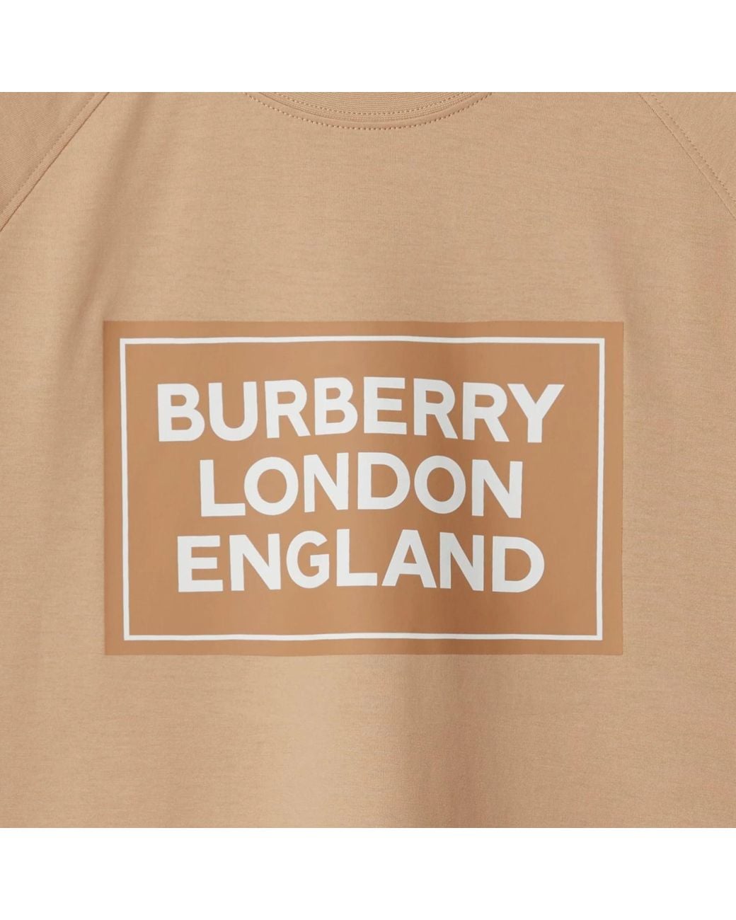 Burberry Natural Item O-Neck Short-Sleeved T-Shirt