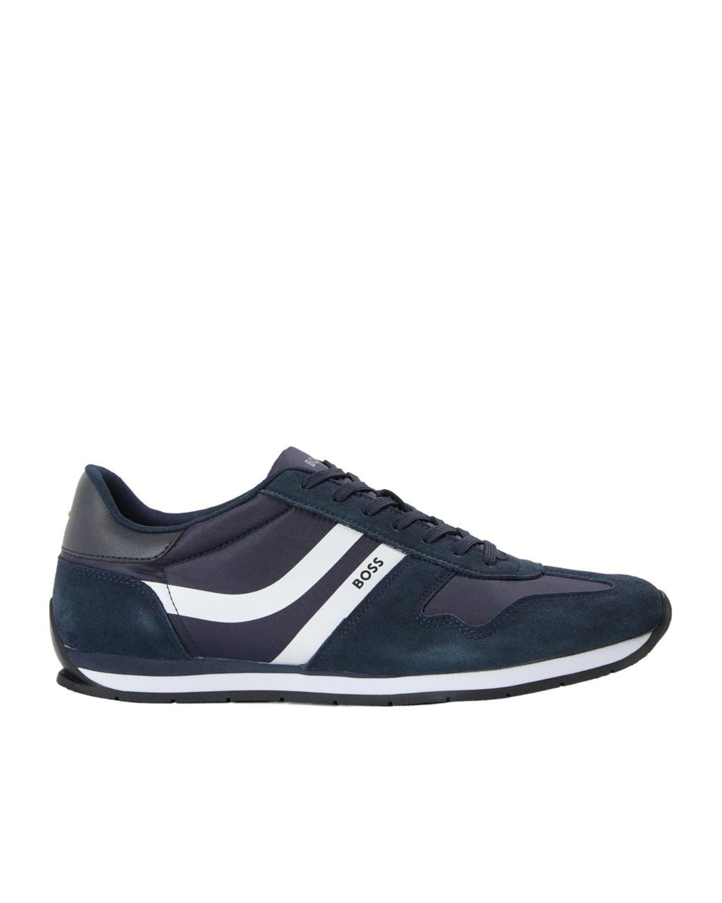 Boss Blue Simple And Casual Running Shoes for men