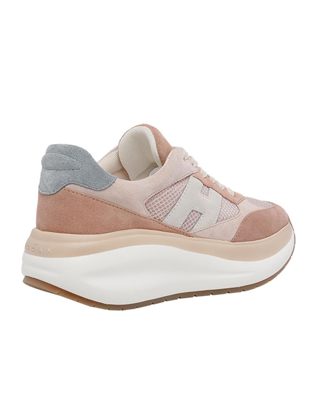 Hogan Pink Maxi Platform Sneakers