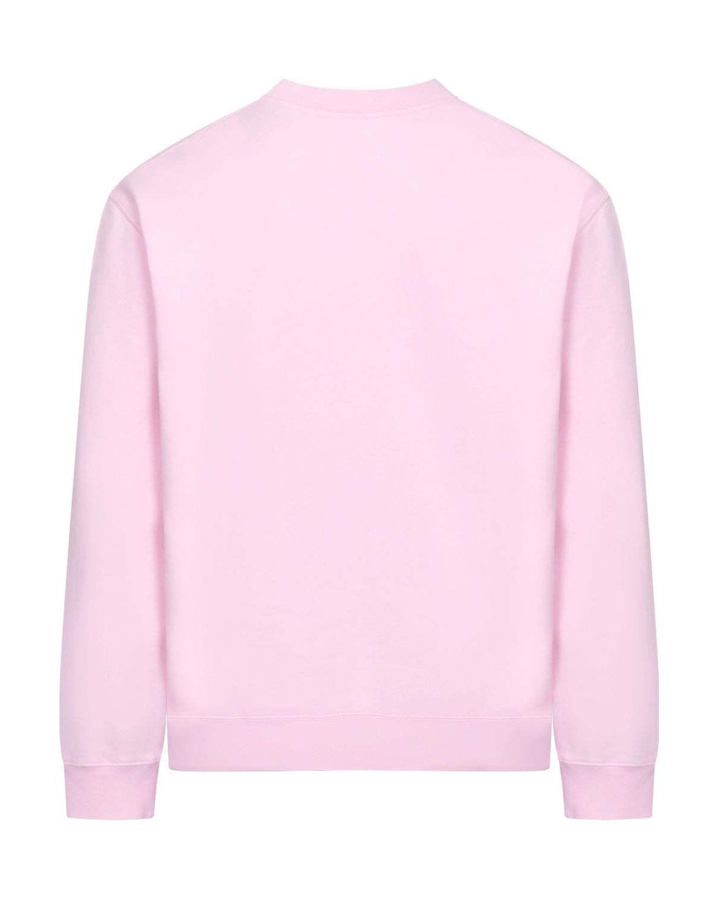 Jacquemus Pink Logo Patch Crewneck Sweatshirt for men