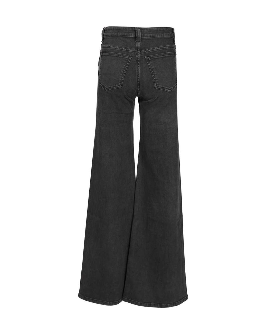 Khaite Black Dane High Waisted Jeans