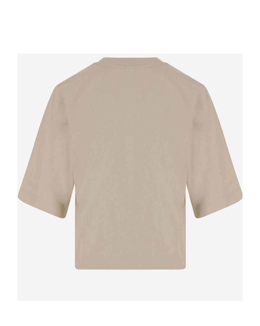 Pinko Natural Logo Printed Crewneck T-Shirt