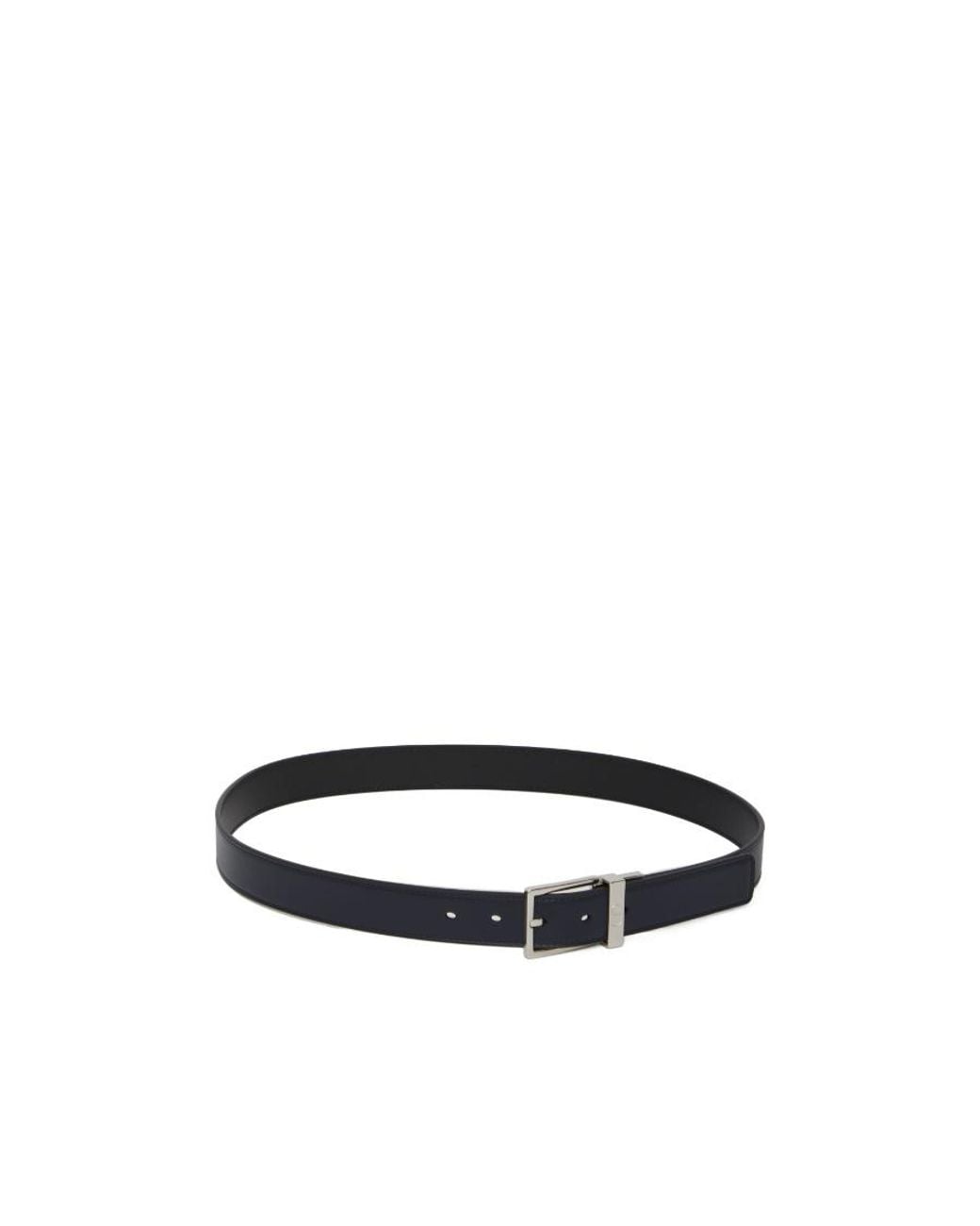 Dior White Reversible Belt for men