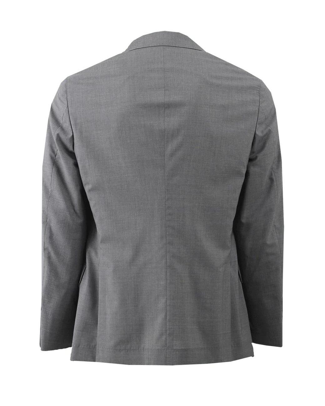 Brunello Cucinelli Gray Long-Sleeve Blazer for men